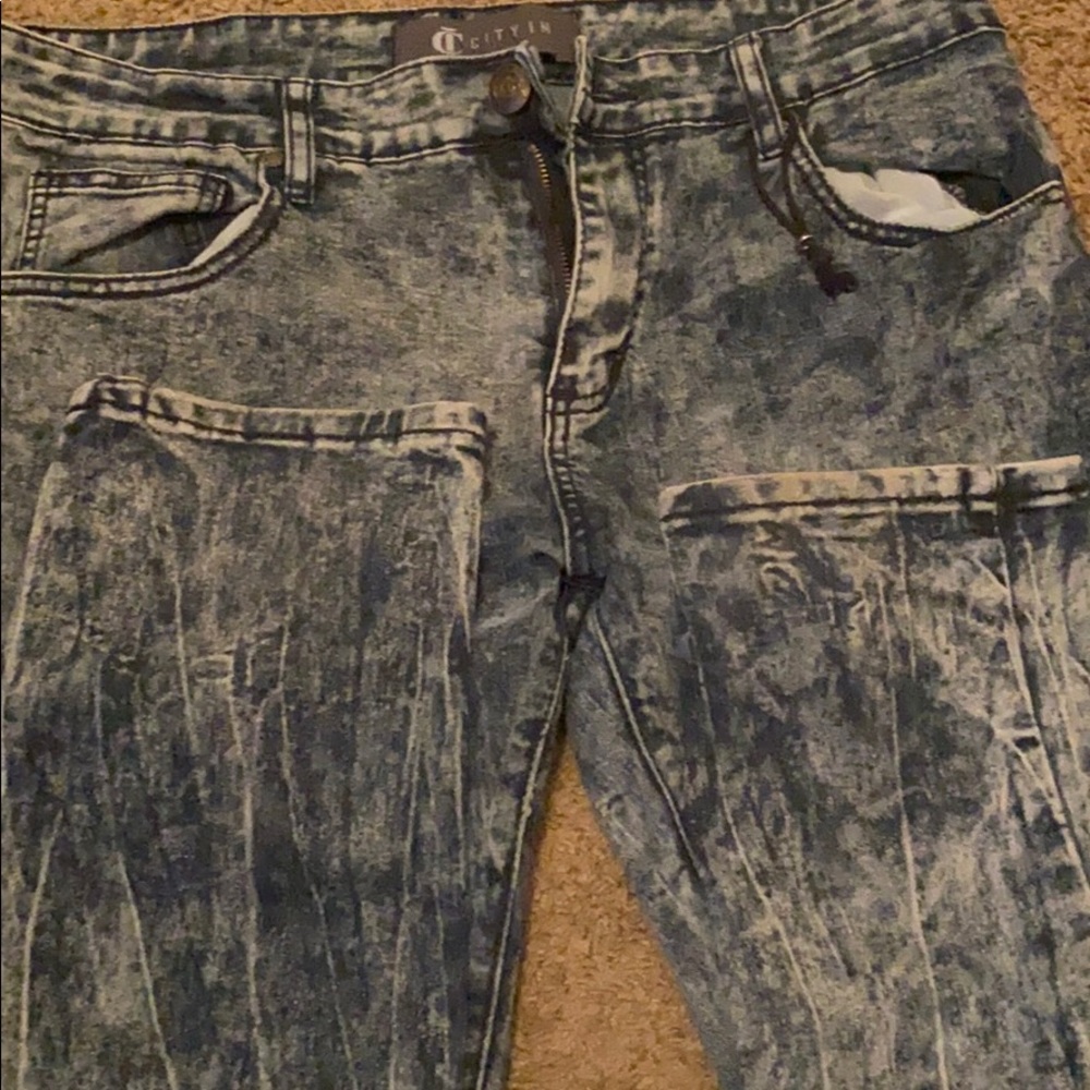 Men’s City Ink washed Jeans